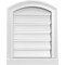 Ekena Millwork Arch Top Surface Mount PVC Gable Vent w/ 2"W x 2"P Brickmould Sill Frame, 16"W x 18"H GVPAR16X1803SN - alternate 1